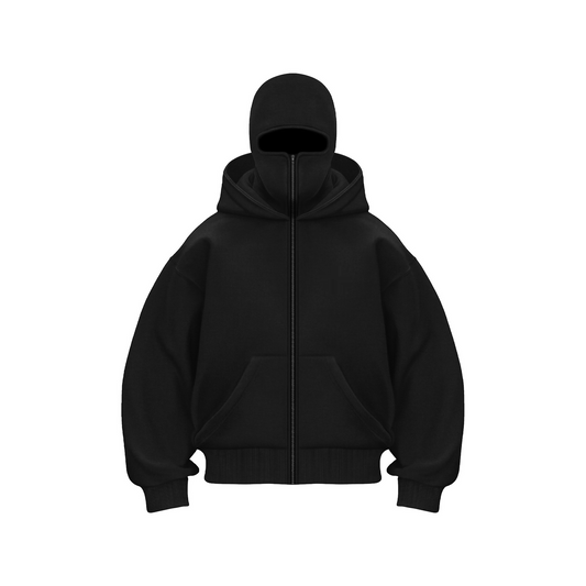 Double Hood Fleece-Lined Sweater